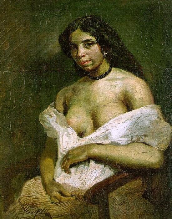 Eugene Delacroix Apasia Norge oil painting art